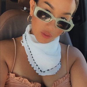 ✨festival Sheer mask/scarf ✨ adjust at ear straps!